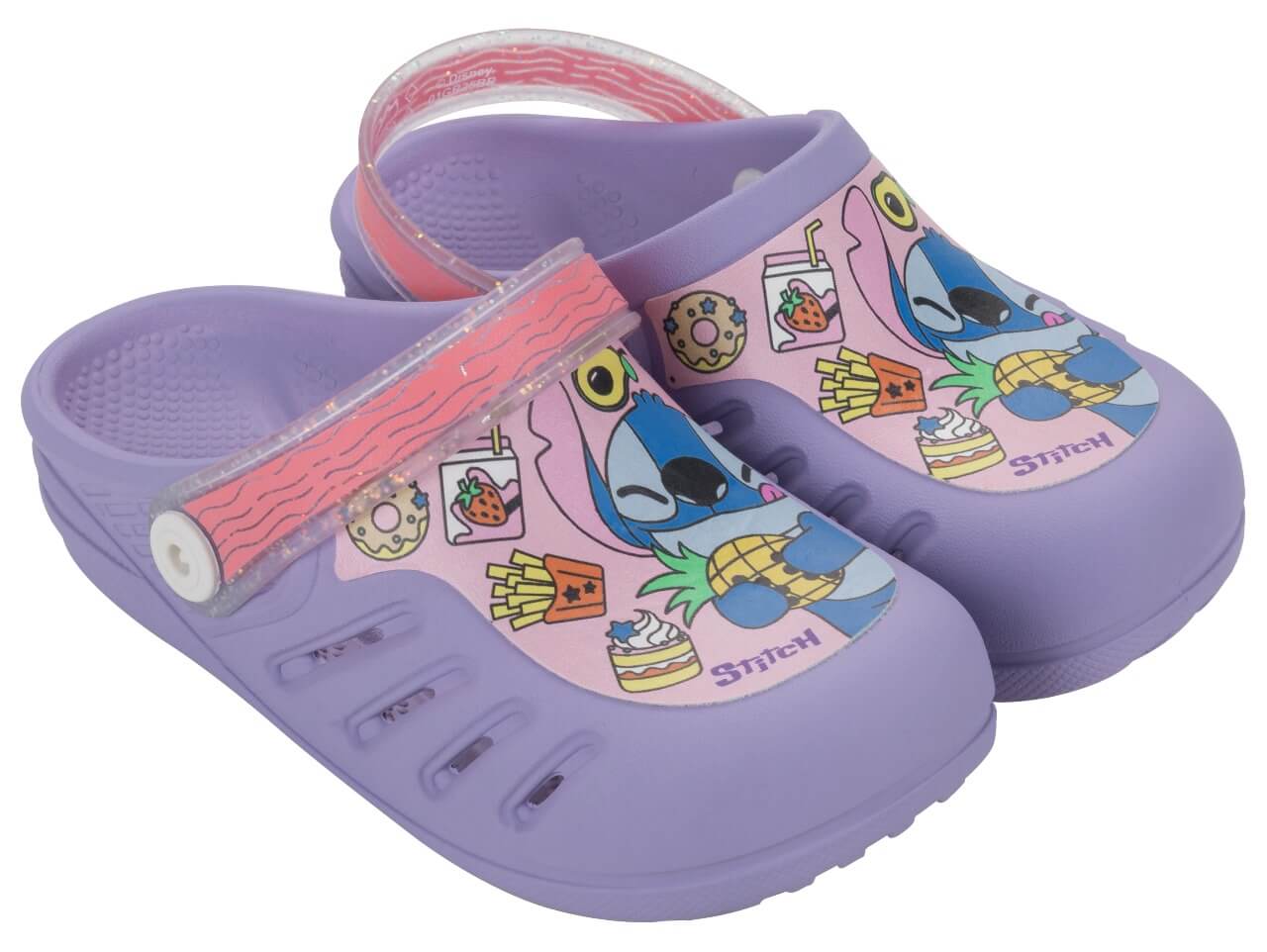 Disney Babuch Kids Stitch Lila Glitter