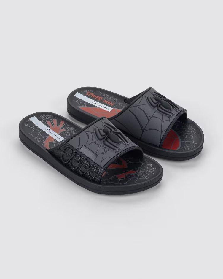 Ipanema Spider Slide Marvel Negro/Gris