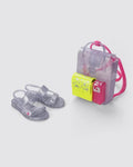 Barbie Sandalia + Bolso Glitter