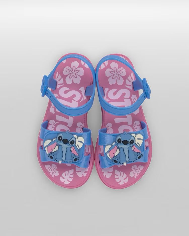 Stitch Pet Shop Sandal Kids Azul/Rosa