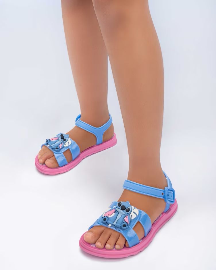 Stitch Pet Shop Sandal Kids Azul/Rosa