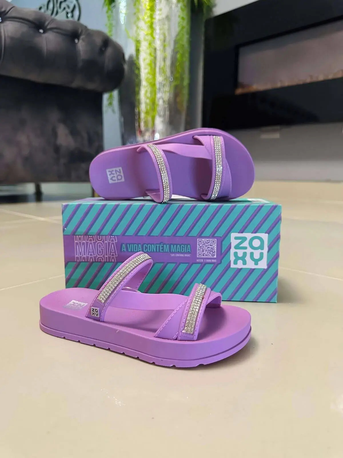 Zaxy  Brilho Kids Lila