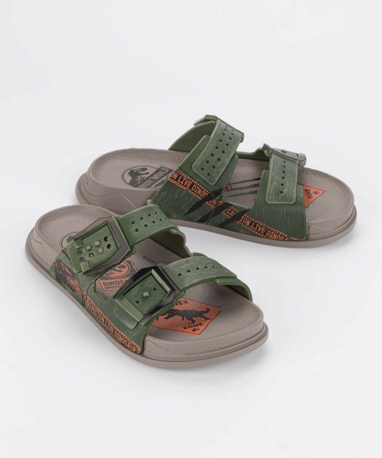 Sandalias infantil jurassic World - verde